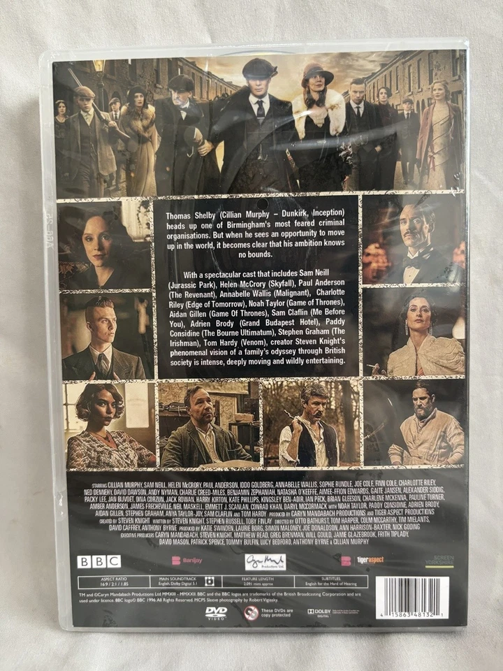Peaky Blinders - The Complete Series, Season 1-6 (DVD, 12-Disc, Box-Set) Foto 2 de 2
