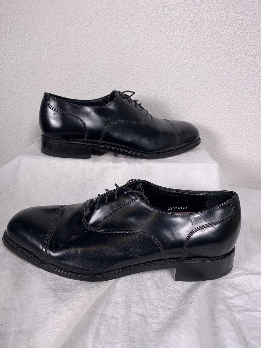 Florsheim Lexington Black Leather Cap Toe Dress Shoes Amazon.com | Florsheim Lexington Perfed Tip Black Legacy 7 D  main image 3