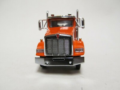 DCP / FIRST GEAR 1/64 SCALE T-800 KENWORTH DAY CAB, ORANGE, YELLOW