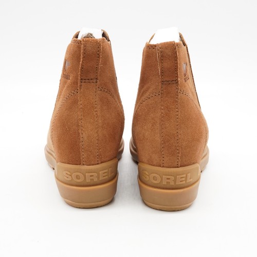 Sorel Evie II Caramel Suede Leather Chelsea Ankle Boots Womens Size 10 EUR 41 - Picture 6 of 9