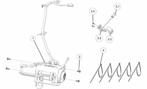 2021-2025 OE Genuine Polaris Sportsman 450 570 HD 3,500 Winch Kit 2884833 - Bild 2 von 3