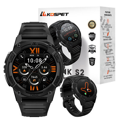 KOSPET TANK S2 GPS Smart Watch Women 5ATM&IP69K