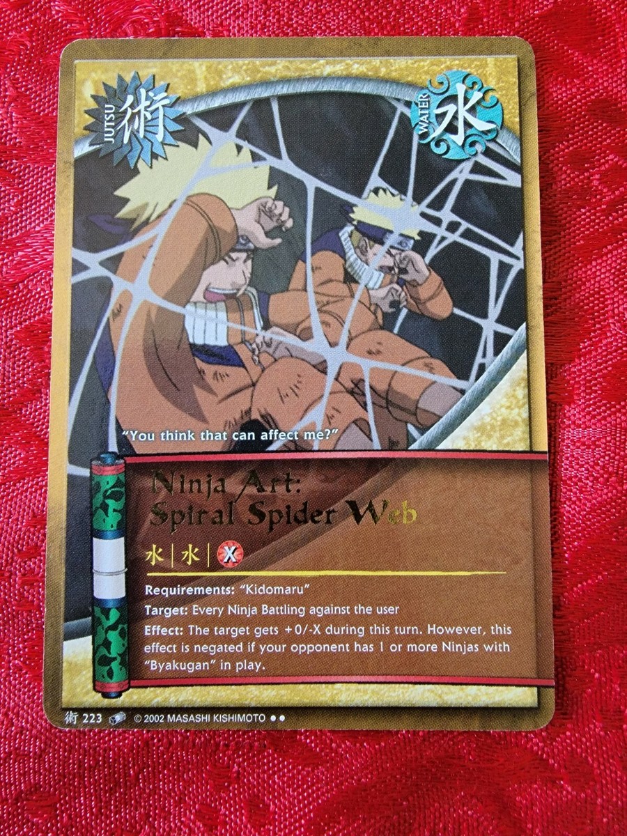 Naruto Collectible Card Game: Ninja Art: Spiral Spider Web Naruto Collectible Card Game: Ninja Art: Spiral Spider Web
