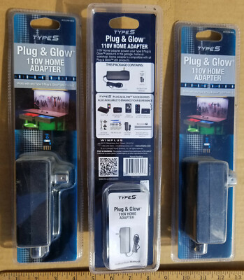 Type S 12V to 110 Volt Converter Adapter Use Your LED Lights in House Garage etc