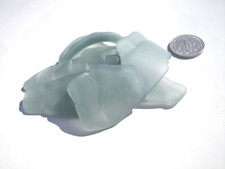 Sea Glass, Thick Light Gray with a Pressed Pattern
