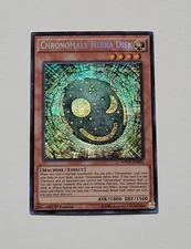 Yugioh Chronomaly Nebra Disk WSUP-EN001 Secret Rare 1st Edition