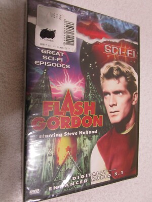 Sci-Fi: Flash Gordon DVD Starring Steve Holland (1954, Platinum Disc) FREE SHIP