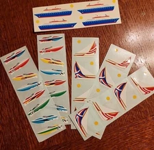Mrs. Grossman’s Stickers. NIP Sail Away Speed Boat, Cruise Ship 6 Sheets