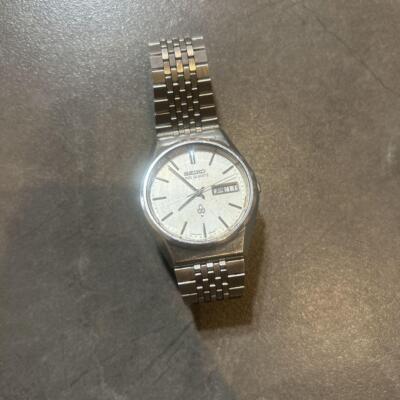 Seiko King Quartz Watch Silver Dial 16cm Band Used SK1122 | eBay