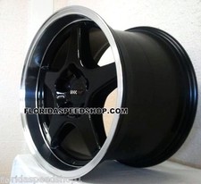 C4 Zr1 Blackmachined Lip Corvette Wheels 17x9.517x11 1988-1996 C4 Camaro