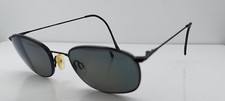 Vintage Marchon 197 Black Oval Metal Sunglasses FRAMES ONLY