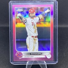 2022 Topps Chrome Base Pink #21 Jesse Winker - Cincinnati Reds
