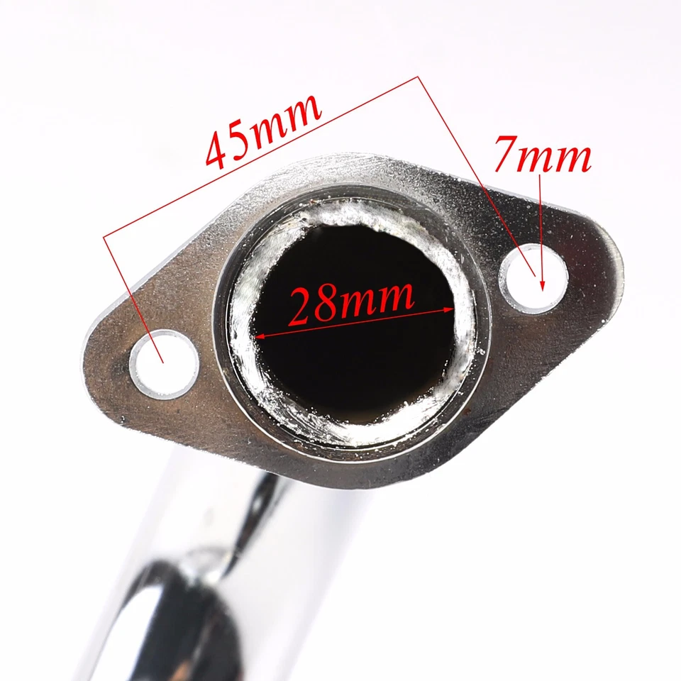 Silenciador de tubo de escape de 28 mm para XR50 CRF50 CRF70 XR70 SSR TTR110 Pit Dirt Bike ATV Foto 4 de 4