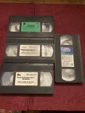 4 Tennage Mutant Ninja Turtles VHS Movies/ Tapes