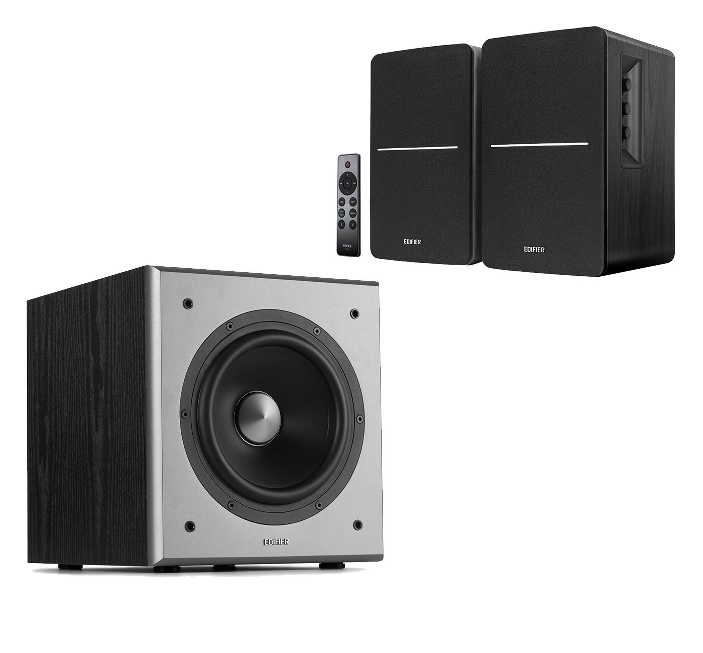 Edifier R1700bts Active 2.0 Bluetooth Bookshelf Speaker Set - Brown 6923520268474 - Image 2