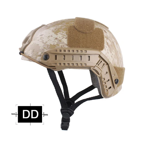 Emerson Tactical Fast Helmet Airsoft MH Type Casque w/ NVG Shroud + Side Rail - Bild 11 von 13