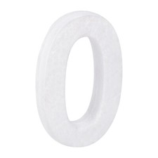 Foam Numbers 0 Numeral EPS White Polystyrene Number 100mm/4 Inch