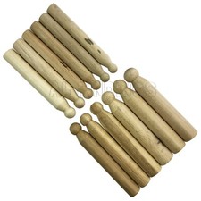 Set of 12 Wooden Doming Dapping Punches Jewellery Craft Repair Tool