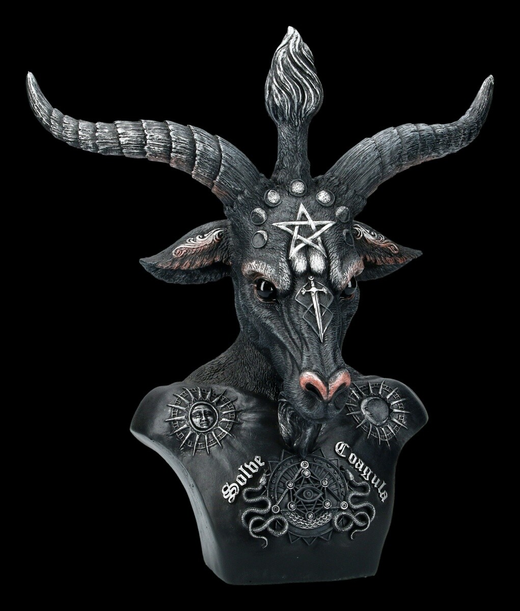 Large Baphomet Bust - Nemesis Now Devil Satan Goat God Decorative Statue