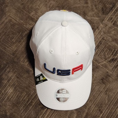USA 2020 RYDER CUP HAT WOMENS ADJUSTABLE TEAM ISSUED WHITE  display picture 3