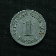 PC) Deutsches Reich 1 Pfennig 1917 "G" DR Deutschland / Germany Nemezko Alemán D