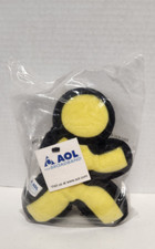 Vintage AOL America Online Running Man Logo P...