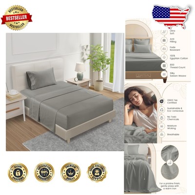 Luxurious Machine Washable 800 Thread Count Twin Bedding - 100% Egyptian Cotton