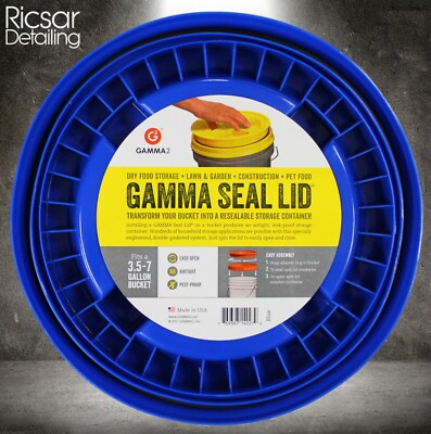 Drit Guard Gamma Seal Deckel BLAU Autowascheinmer wasserdicht verschließender Deckel