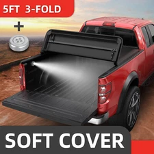 5FT Bed Truck Tonneau Cover For Nissan Frontier Suzuki Equator Soft TRI-FOLD New