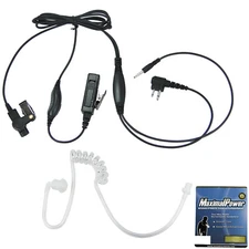 MaximalPower 2/5 Set of 2-PIN & 3.5mm Plug for Motorola 2-Way-Radio & Smartphone