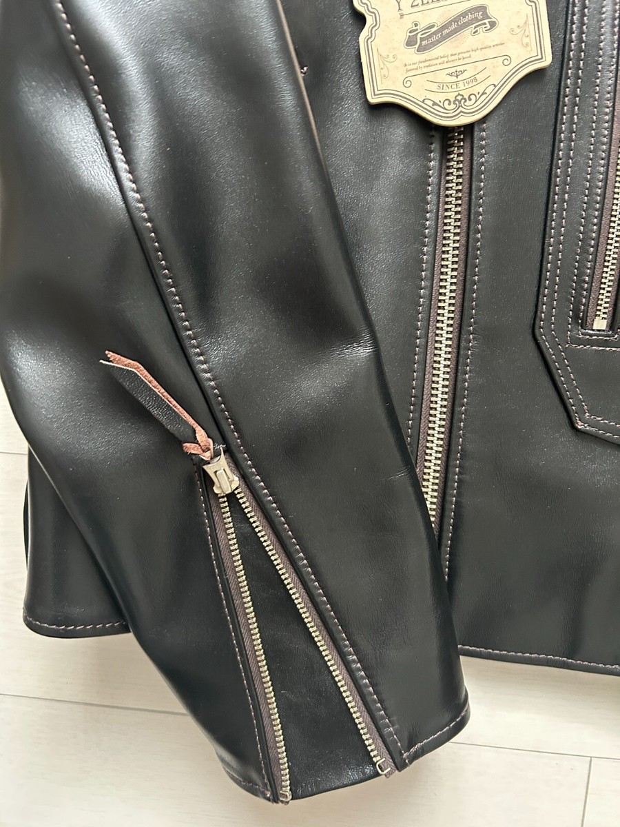 Y'2 Leather HR-55 Horsehide 1.3mm D-Pocket Double Rider Jacket