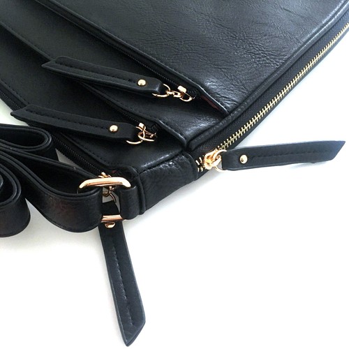 Cross Body Bag Ladies Over Shoulder Messenger Satchel Multi Compartment - Picture 395 of 832