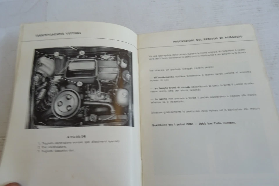 manuale uso manutenzione Autobianchi A 112 1976 2° edizione - Immagine 2 di 4