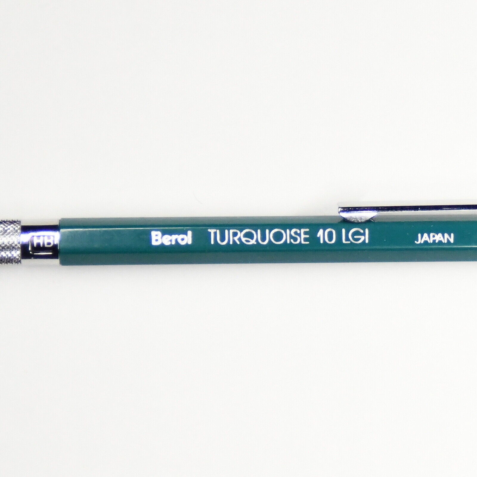 Vintage Berol Turquoise Mechanical Pencil 2mm HB Lead w/ Grade 