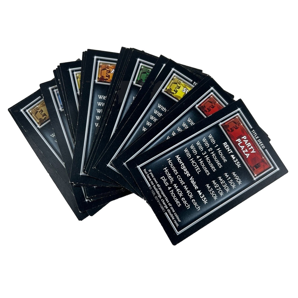 Cartes Billets De Remplacement Pour Monopoly Millionaire - 4 X 1000 (grises) - Occasion
