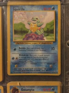 Wizards Rare 1st Edition Squirtle 93/130 Base (Used/Good Condition) | eBay