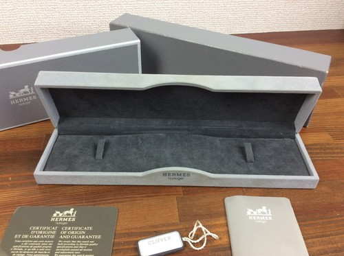 Hermes Long Watch Box + Blank ID Card & Tag + Free Post - Picture 6 of 9