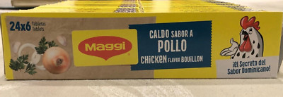 BEST BY 03/2023 3.48 LBs MAGGI CHICKEN FLAVOR BOUILLON - 144 TABLETS FULL CASE