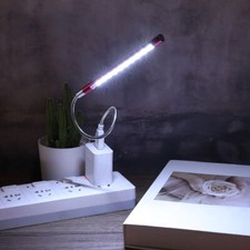 10-LED USB Keyboard Lights Flexible Night Lamp for Reading Notebook Laptop Plug