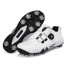 Men Women Golf Shoes Professional Golf Spikes Sneakers Comfortable Walking Shoes