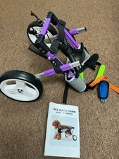 LtitBcoogp Dog Wheelchair for Dog, Adjustable Dog Wheelchair for Hind Legs S,XS 