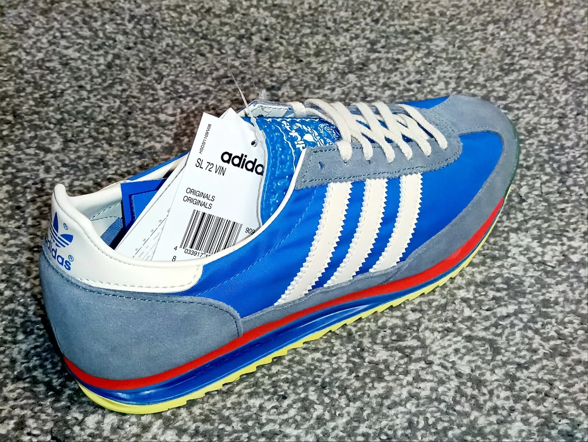 brumoso difícil Espectáculo Adidas Originals SL 72 Vintage Mens Trainers Shoes Sizes UK 7-12 Blue BNIB  | eBay