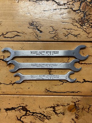 Ratchet Action Speed Wrench Set Of 3 SWM-104,103,102