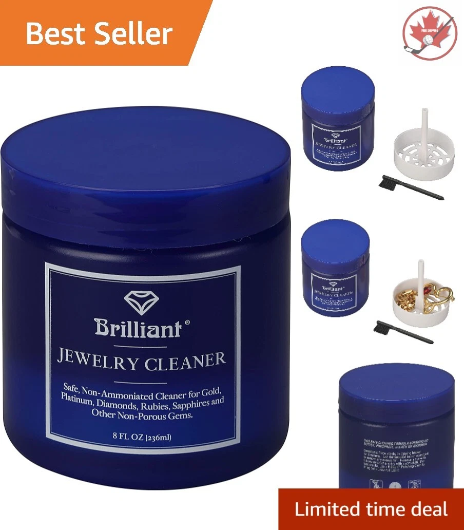 Budget Friendly Non Toxic Jewelry Cleaner Complete Kit with Basket