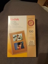 Kodak 4 x 6 Photo Paper Pack of 100 Sheets Gloss Instant Dry New/Sealed