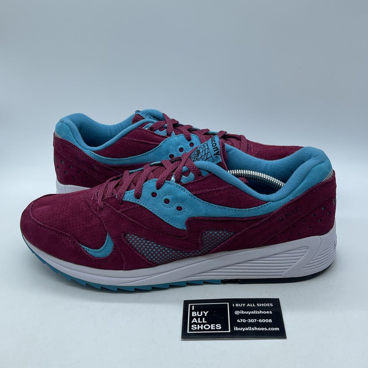 Size 13 - Saucony Grid 8000 Premium merlot Purple Blue Suede Size 13 - Saucony Grid 8000 Premium merlot Purple Blue Suede