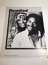 1978 REUNITED Sheet Music PEACHES & HERB by Fekaris, Perren