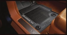 LEXUS OEM FACTORY 2 PIECE ALL WEATHER FLOOR MAT SET 2018-2020 LC500 LC500H 2WD