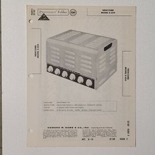 SAMS PHOTOFACT SERVICE MANUAL 459-9 NEWCOMB MODEL E-504