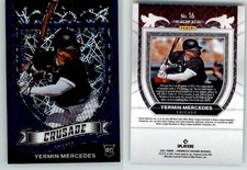 Yermin Mercedes 2021 Panini Chronicles Crusade Blue Velocity #16 Rookie RC